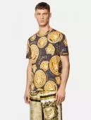 versace t-shirt slim en pur coton medusa amplified a76113-1f00641